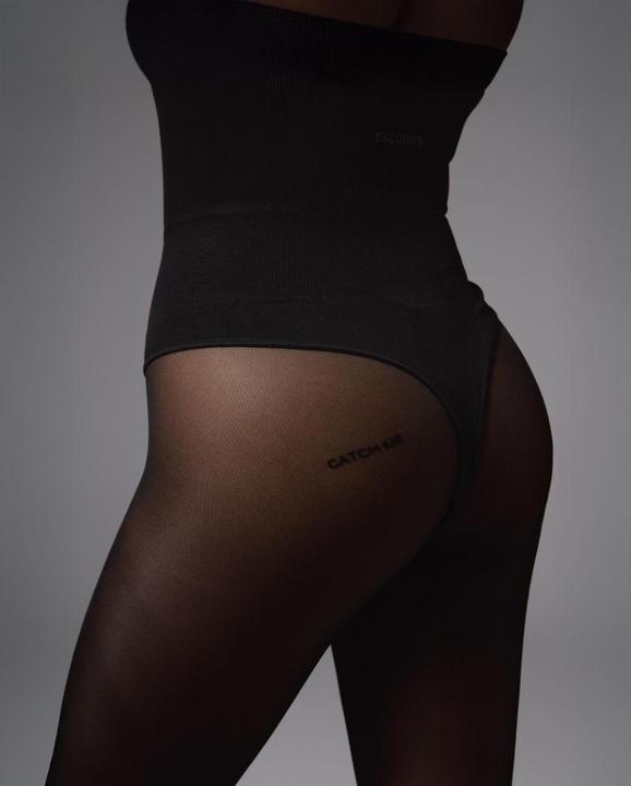 Actual product image Obsessive - Patrise Me Tights - Black (M, S)