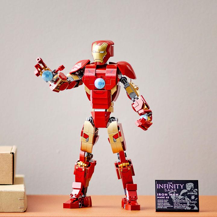 Actual product image LEGO Iron Man figure (76206, LEGO Marvel)