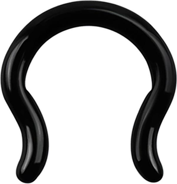Immagine prodotto Star Piercing Anello del setto nero (senza ottone, Acciaio chirurgico 316L)