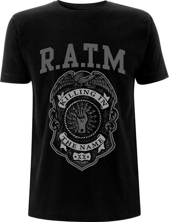 Produktbild Rage Against the Machine Police Badge TShirt (M)