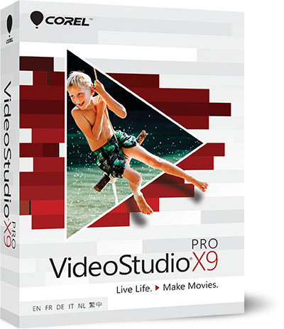 Actual product image Corel VideoStudio Pro X9 (1 User)