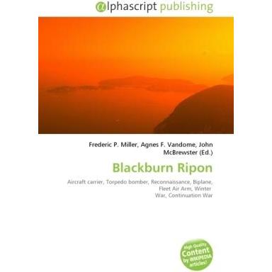 Blackburn Ripon, Fachbücher