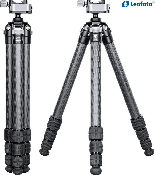 Immagine prodotto Leofoto SA-324C+MA-30 CNC Tripod Hard Anodize (2006203324) (Carbonio, Metallo)