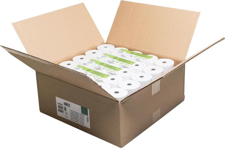 Produktbild Exacompta Thermorolle für Kassen, 80mm x 70m, 1-lagig, 55g, phenolfrei