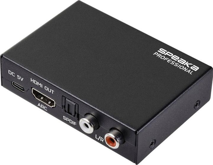 SpeaKa Professional Audio Extraktor SP-HDA-190 (HDMI - HDMI) 3840 x 2160 Pixel