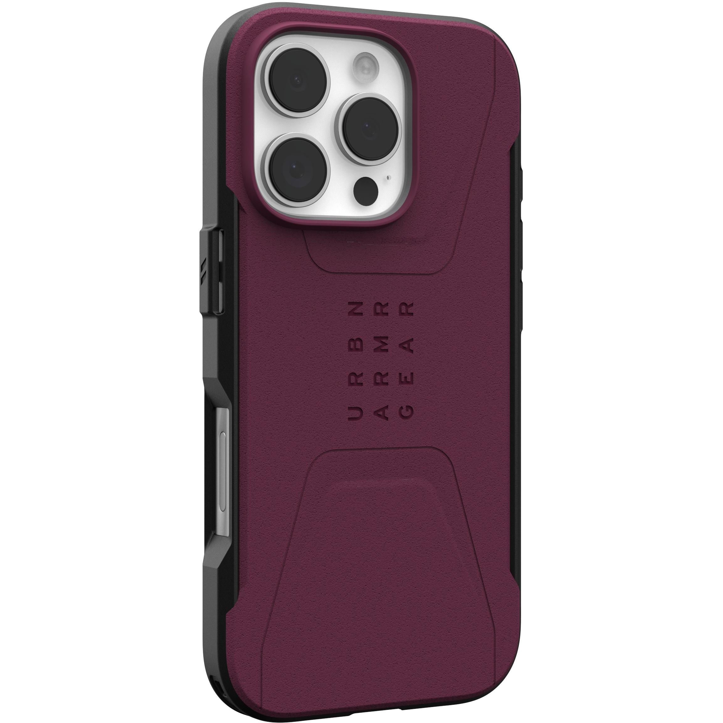 UAG Civilian Magsafe (Apple iPhone 16 Pro), Smartphone Hülle, Rot
