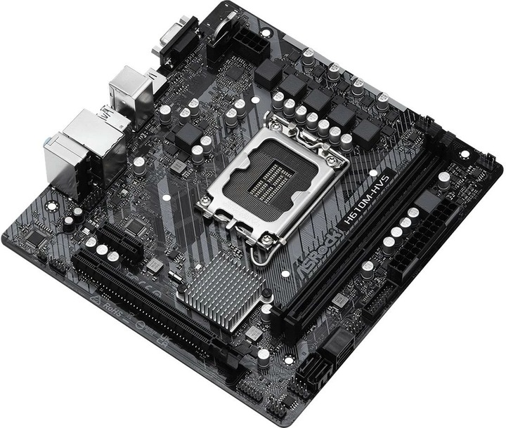Actual product image AsRock H610M-HVS (LGA 1700, Intel H610, mATX)
