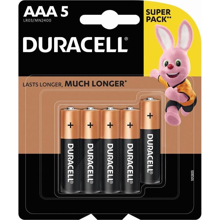 Duracell Batteries AAA 5 Pce (5 Stk.), Batterien + Akkus