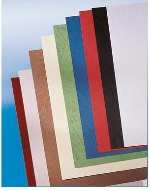 Actual product image GBC LeatherGrain - cardboard A4 100 pcs - royal blue