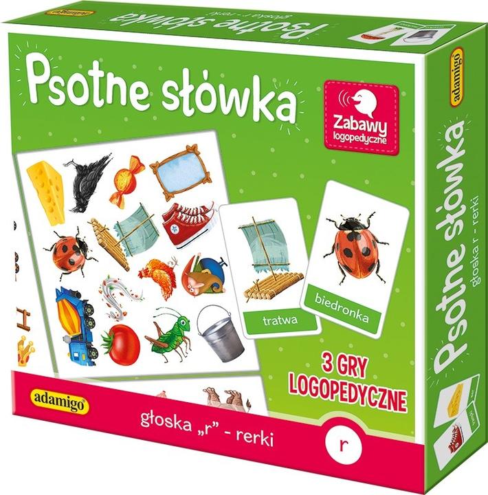 Adamigo Board Game Mischievous Words -Gosek R-rerki (Polish, 1 - 6 Players)