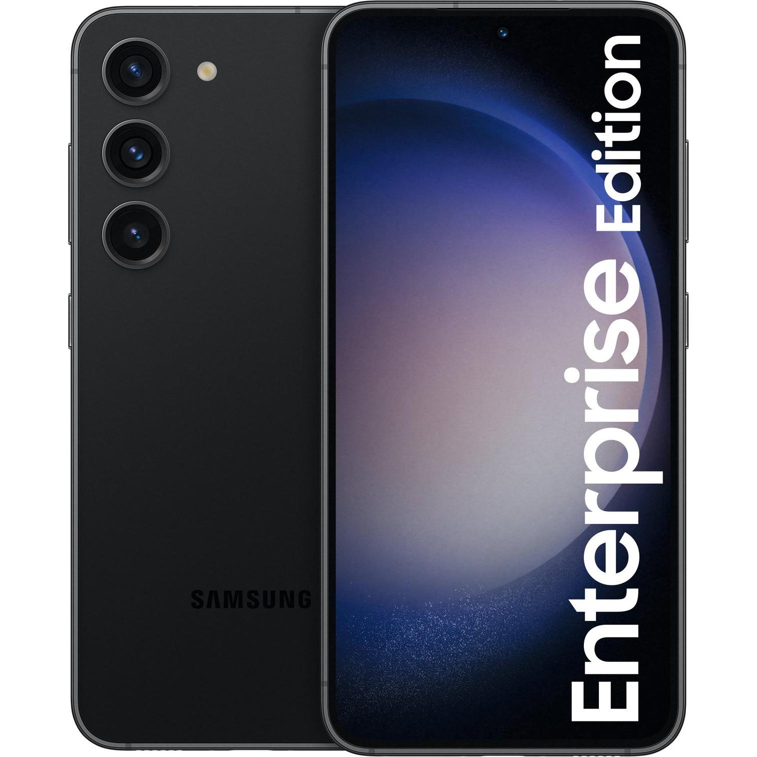 Samsung Galaxy S23 Enterprise Edition (128 GB, Phantom Black, 6.10", SIM + eSIM, 5G), Smartphone, Sc