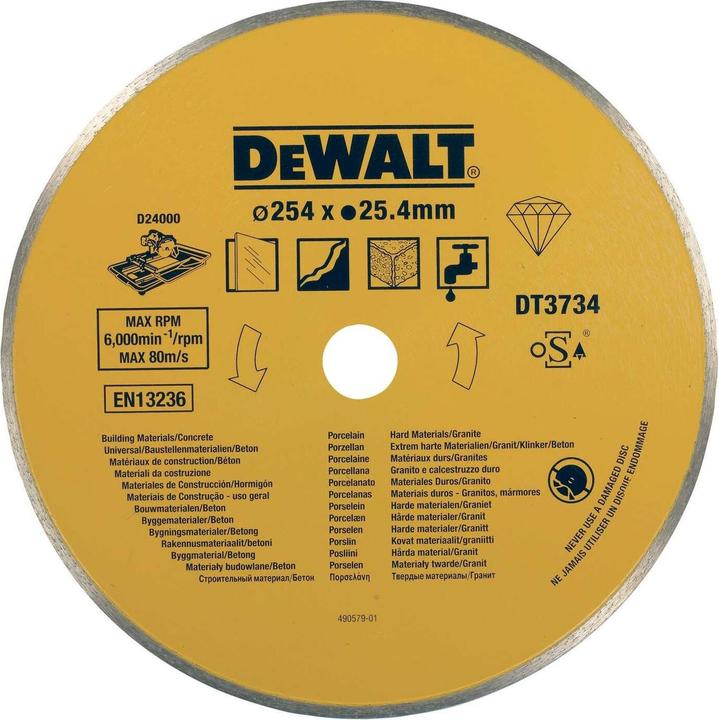 Image du produit DeWalt Lame de scie à carrelage