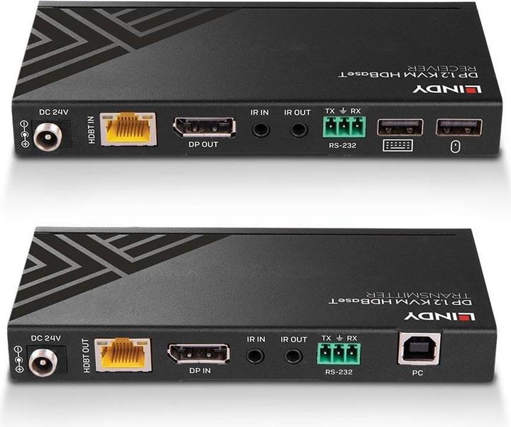Produktbild Lindy 150m Cat.6 Displayport &USB KVM HDBaseT Ext IR/RS232