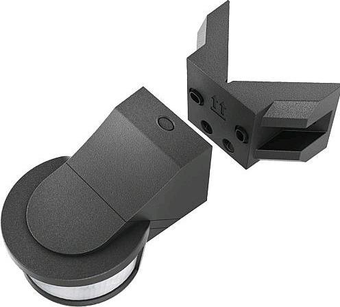 Produktbild EGB Bewegungsmelder 270schwarz mit Unterkriechschutz und EckmontageSockel (15 m)