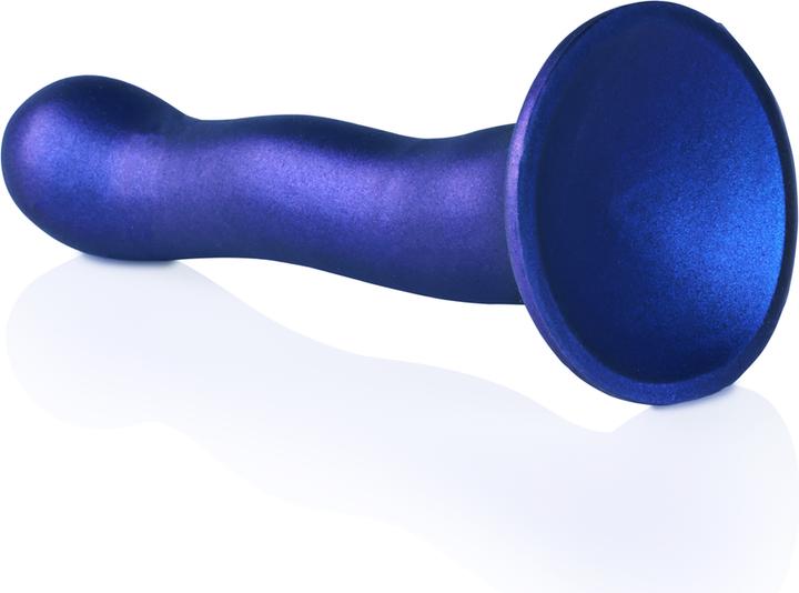 Actual product image Ouch! Ultra Soft Silicone Curvy G-Spot Dildo - 7" / 17 cm
