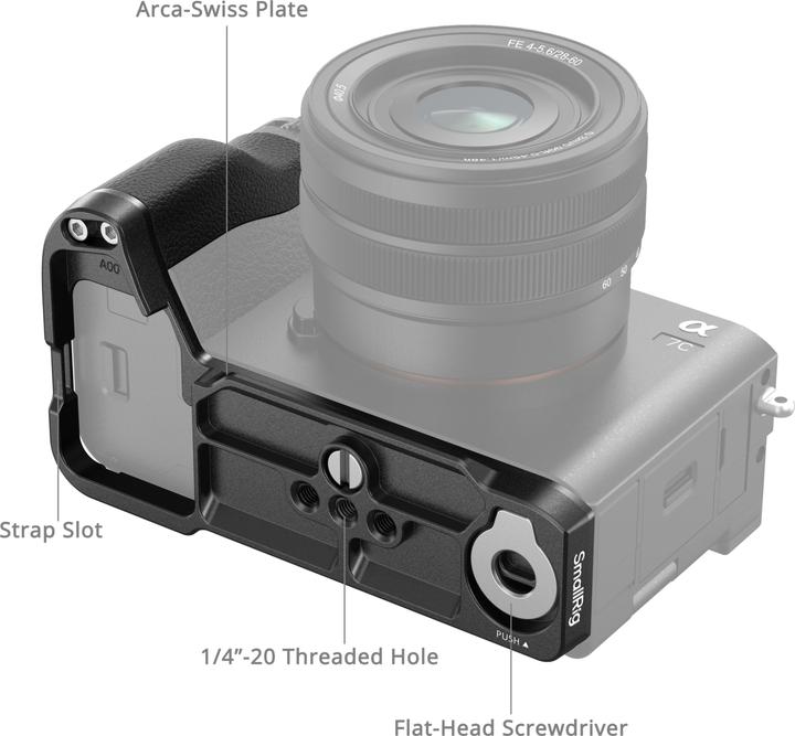 Produktbild SmallRig L-Shape Mount Plate with Silicone Handle 4797 (Griff)