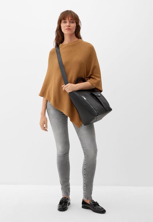 Produktbild s.Oliver Indoor-Poncho Poncho aus Baumwollmix (One Size)