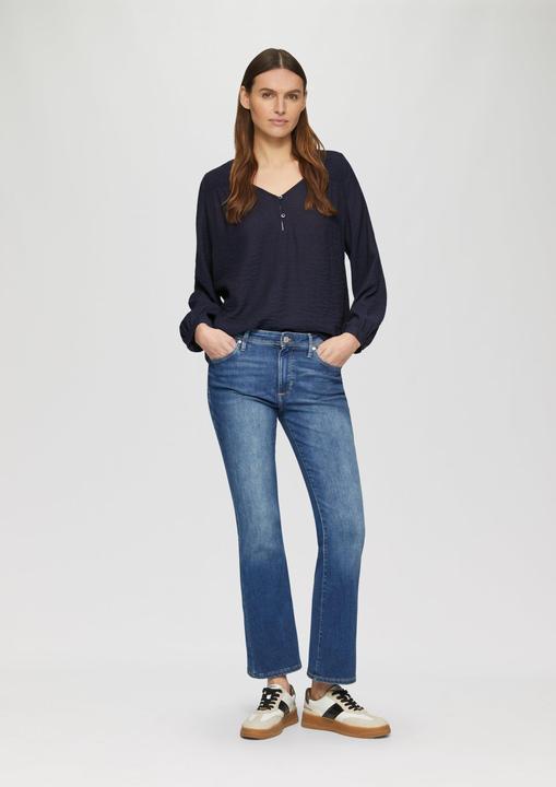 Immagine prodotto S.Oliver Bluse Strukturierte Bluse aus Viskosemix mit Smok-Details (46)