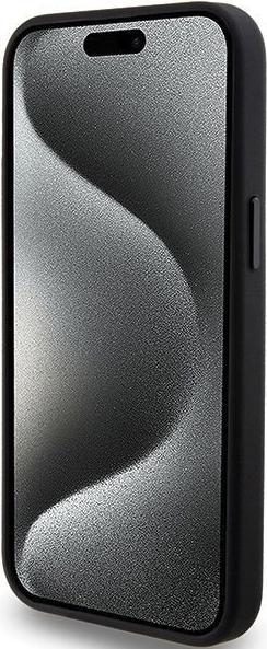 Actual product image Tumi TUHMP15XRBAK iPhone 15 Pro Max 6.7" czarny/black hardcase Leather Balistic Pattern MagSafe (Apple iPhone 15 Pro Max)