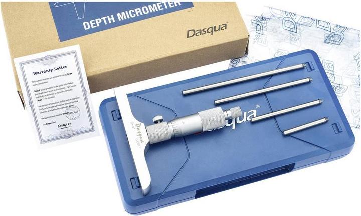 Immagine prodotto Dasqua Micrometro di profondità con asta intercambiabile, 0-75 mm (mm)