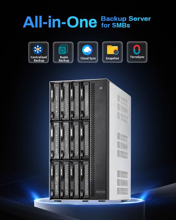 Produktbild Terramaster T12-500 Pro SMB NAS 12-Bay