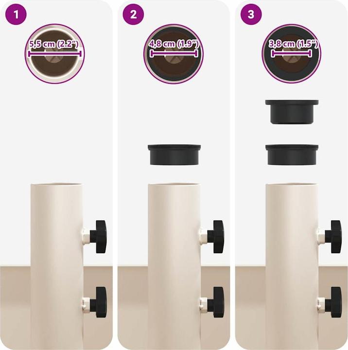 Produktbild vidaXL Parasol Stand