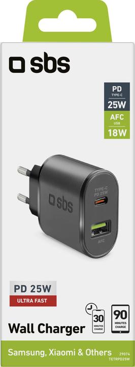 Image du produit SBS Chargeur Power Delivery 25 W (25 W)