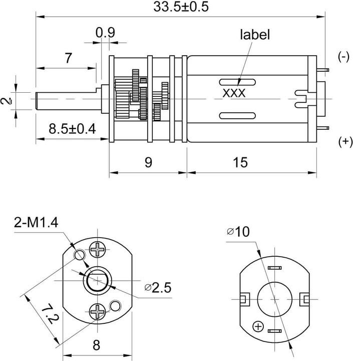 Produktbild Sol Expert Micro-Getriebe G 250 96443 gef