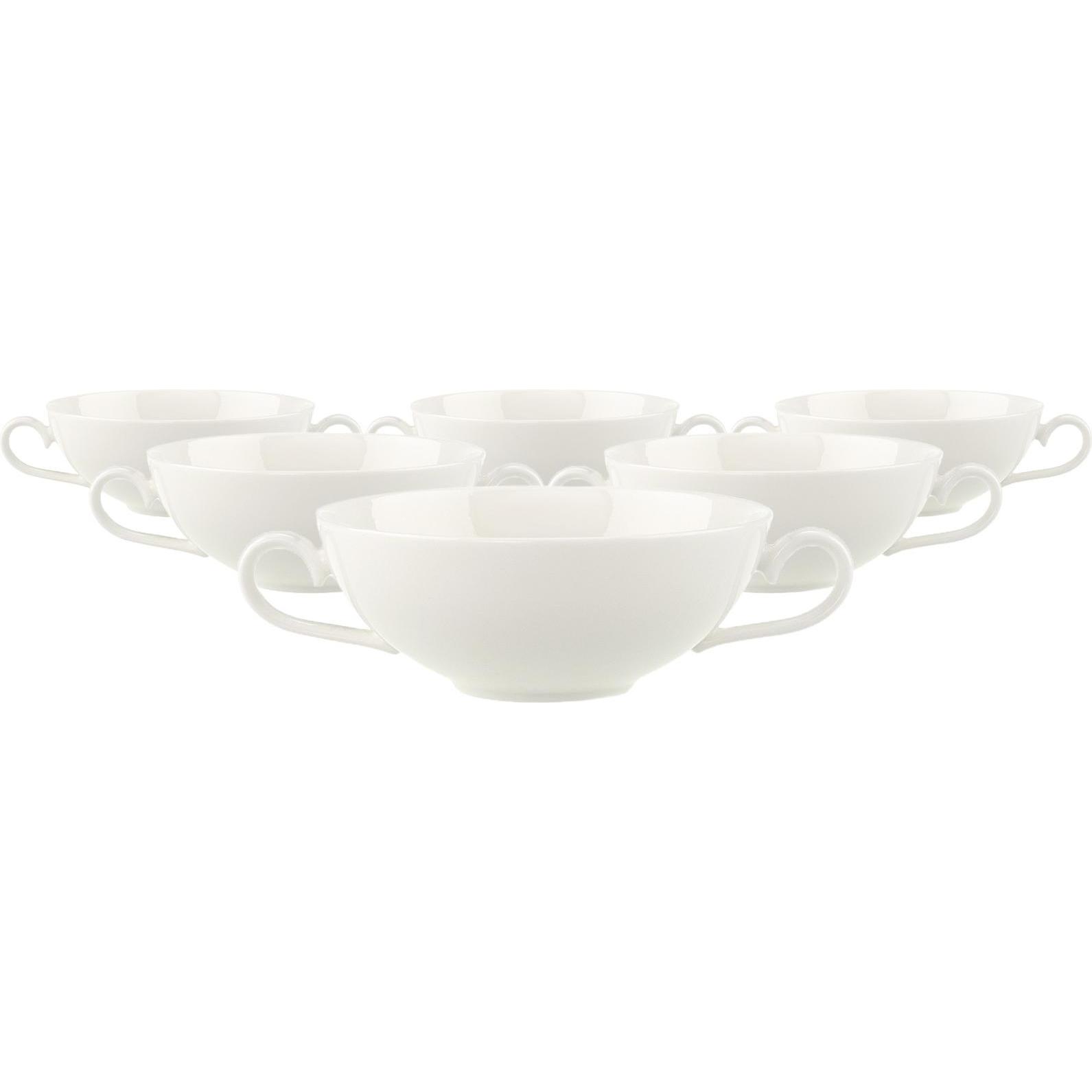 Villeroy & Boch, Tasse, Multipack Royal Suppen-Obertasse - 6 Stück (200 ml, 6 x)