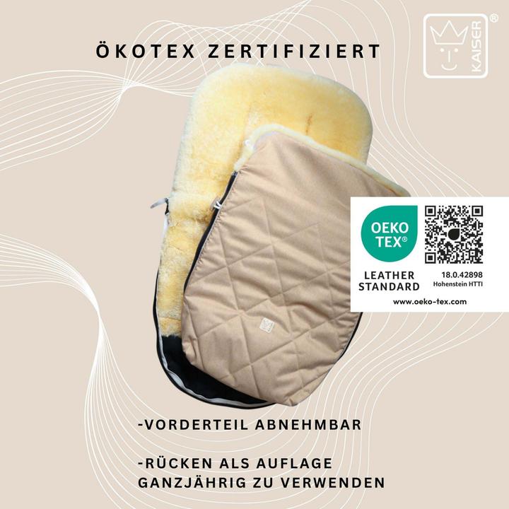 Actual product image Kaiser Baby Kaiser Lammfell Fusssack Coosy, ginger