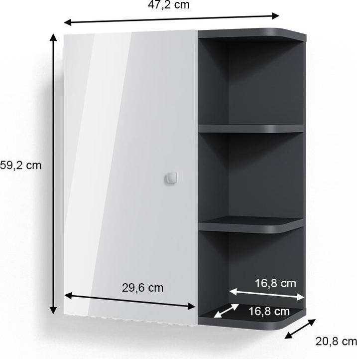 Actual product image Vicco Fynn (47.20 x 20.80 x 59.20 cm)