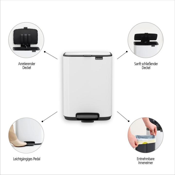 Produktbild Brabantia Treteimer Bo 12 l (12 l)