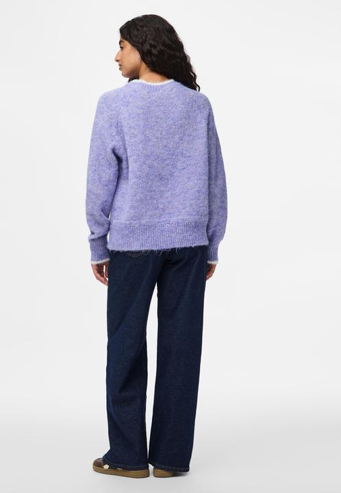 Image du produit Pieces Pcivy Ls O-Neck Contrast Knit Noos Bc (XS)