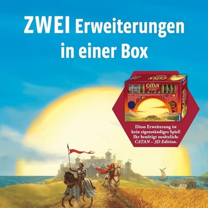 Produktbild Kosmos Catan 3D - Seefahrer + Städte & Ritter (Deutsch)