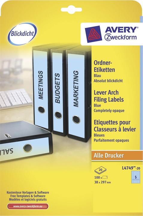 Produktbild Avery Ordner-Etiketten