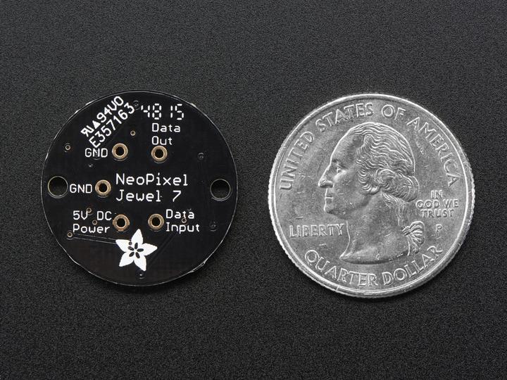 Actual product image Adafruit NeoPixel Jewel Warm White 3000K
