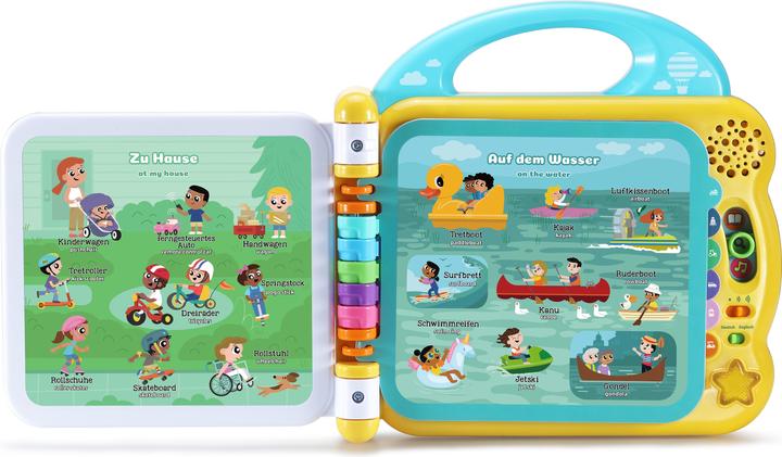 Produktbild VTech Mein 100-Wörter-Buch: Fahrzeuge & Fortbewegungsmittel (Englisch, Deutsch)