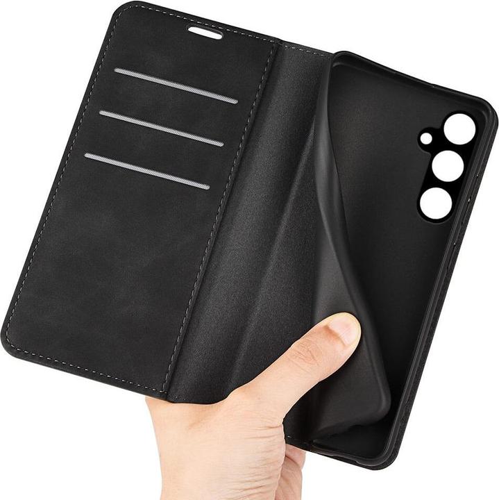 Actual product image Cover-Discount Galaxy A15 - Stand Flip Case cover black (Samsung Galaxy A15)