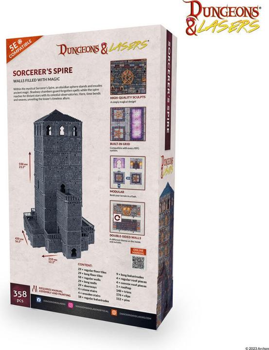 Actual product image Archon Studio Dungeons & Lasers Starter Set: SORCERER S SPIRE