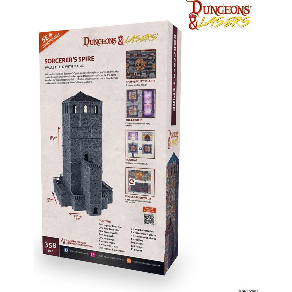 Archon Studio Dungeons & Lasers Starter Set: SORCERER S SPIRE