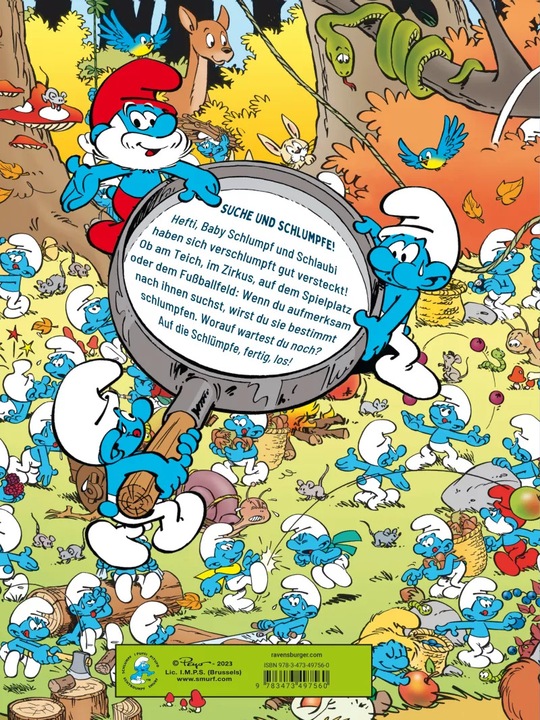 Produktbild Ravensburger Die Schlümpfe: Das grosse Wimmelbuch (Deutsch, IMPS, 2023)