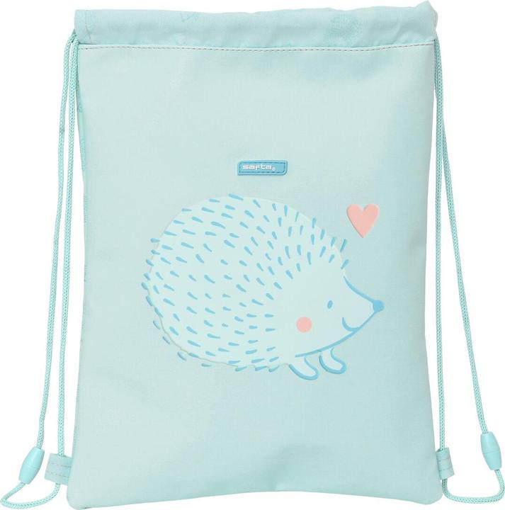 Actual product image Safta Backpack bag with straps Erizo turquoise (26 x 34 x 1 cm)