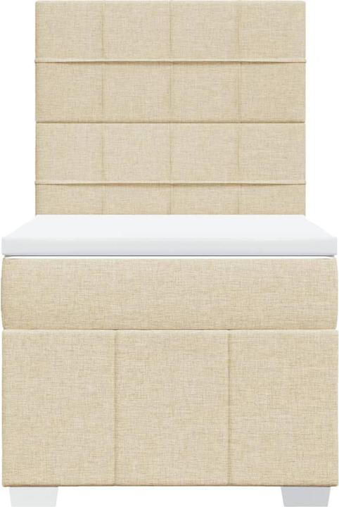 Produktbild vidaXL Bo x springbett mit Matratze 80 x 200 cm Stoff (80 x 200 cm)