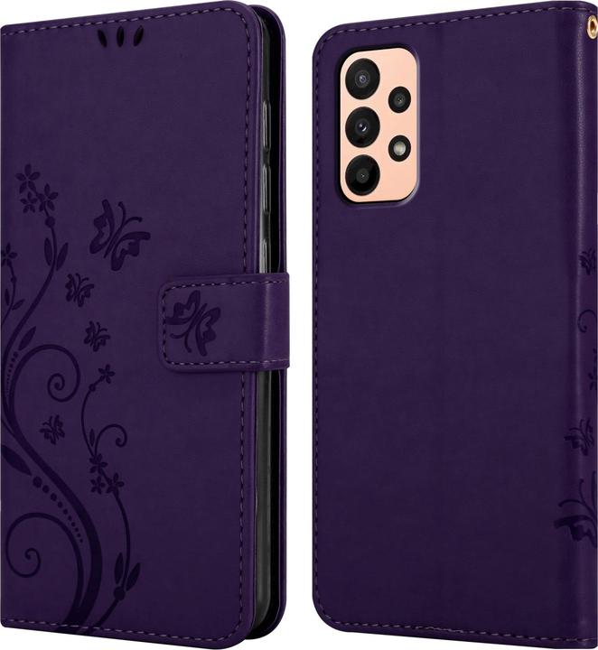 Image du produit Cadorabo Flower Book Housse pour Samsung Galaxy A23 4G (Samsung Galaxy A23)