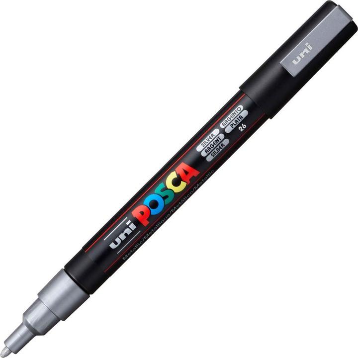 Image du produit Posca Marqueur fin PC-3M (Argent, 1.30 mm, 1 x)