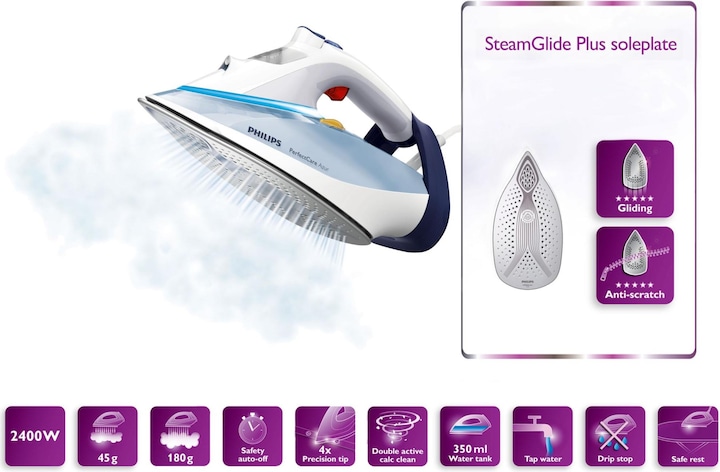 Produktbild Philips GC 4910/11 PerfectCare AZUR (2400 W, 180 g/min)
