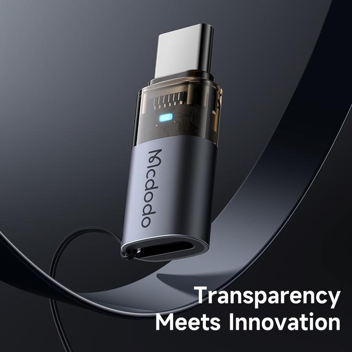 Actual product image Mcdodo Port Luma Lightning auf USB-C Adapter 60W (Lightning, USB-C)