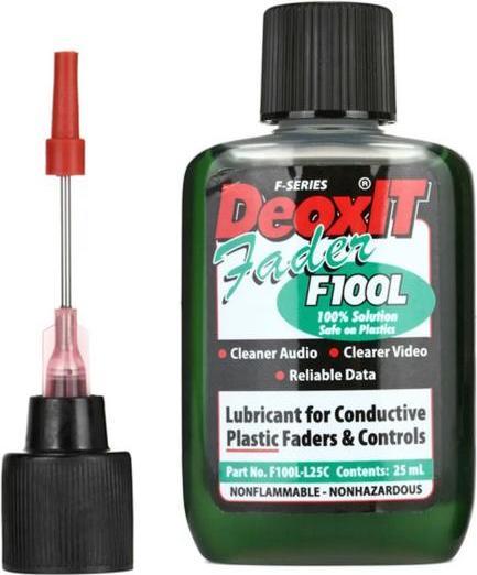 Actual product image Cai Caig DeoxIT Faderlube care product F100L-L25C