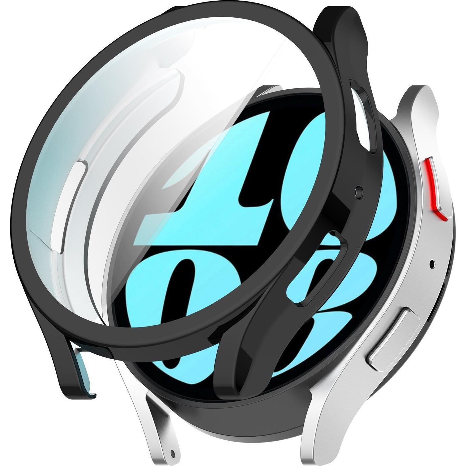 Thumbnail - Strap-it TPU-Hülle (Silikon), Uhrenarmband, Schwarz