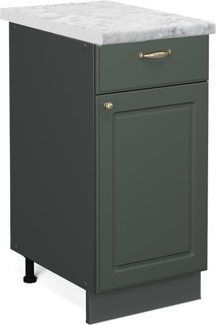 Charcoal, Green-Gold country house, Marble-white